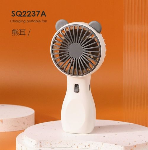 AL 2025 Fashion Summer Cute Mini Fan Portable USB Handheld Charging Small Fan with Lights