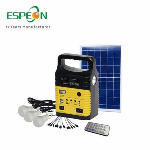 Portable Solar Lighting System Outdoor Generator Backup Power Support Solar Battery Power Bank Camping Lighting Charging Use