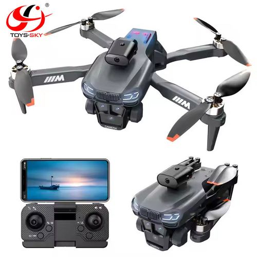 Professional Mini Drone with 4K Dual Camera Portable FPV Quadcopter Long Range Wifi Remote Control Aircraft Brushless Motor