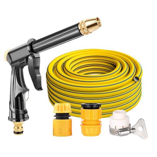 Domestic high-pressure car wash water gun set with 5 metres hose