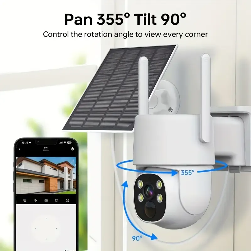 Solar Powered Wireless Security Camera（太阳能无线安全摄像头)
