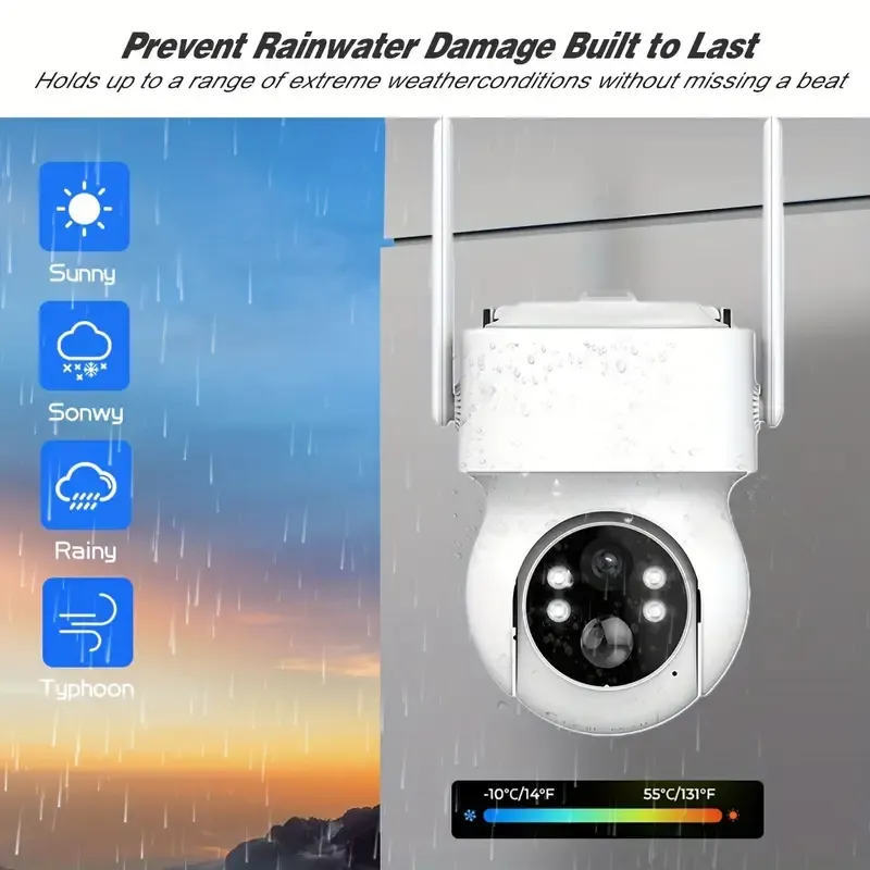 Solar Powered Wireless Security Camera（太阳能无线安全摄像头)