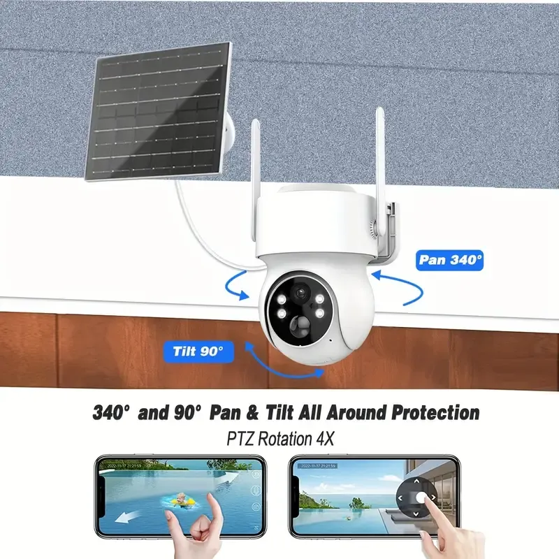 Solar Powered Wireless Security Camera（太阳能无线安全摄像头)