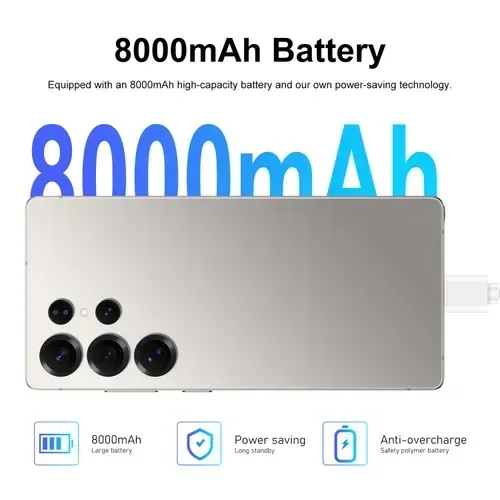 Imitation Samsung S25 Smartphone - 16GB+1TB