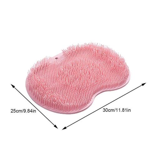 CF TPE Shower Foot Massage Mat Silicone Feet Cleaner Foot Messager Scrubber Brush Shower Foot Scrubber Mat for Bathroom Tub Mat