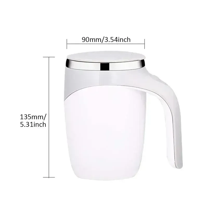 Automatic stirring cup mug rechargeable portable coffee electric stirring stainless steel rotating magnetic household drinking tool