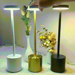 NEW Design Cordless Led Table Lamp Modern Wireless Rechargeable Touch Dimming Portable Restaurant Lights Luxury Desk Table Lamps
