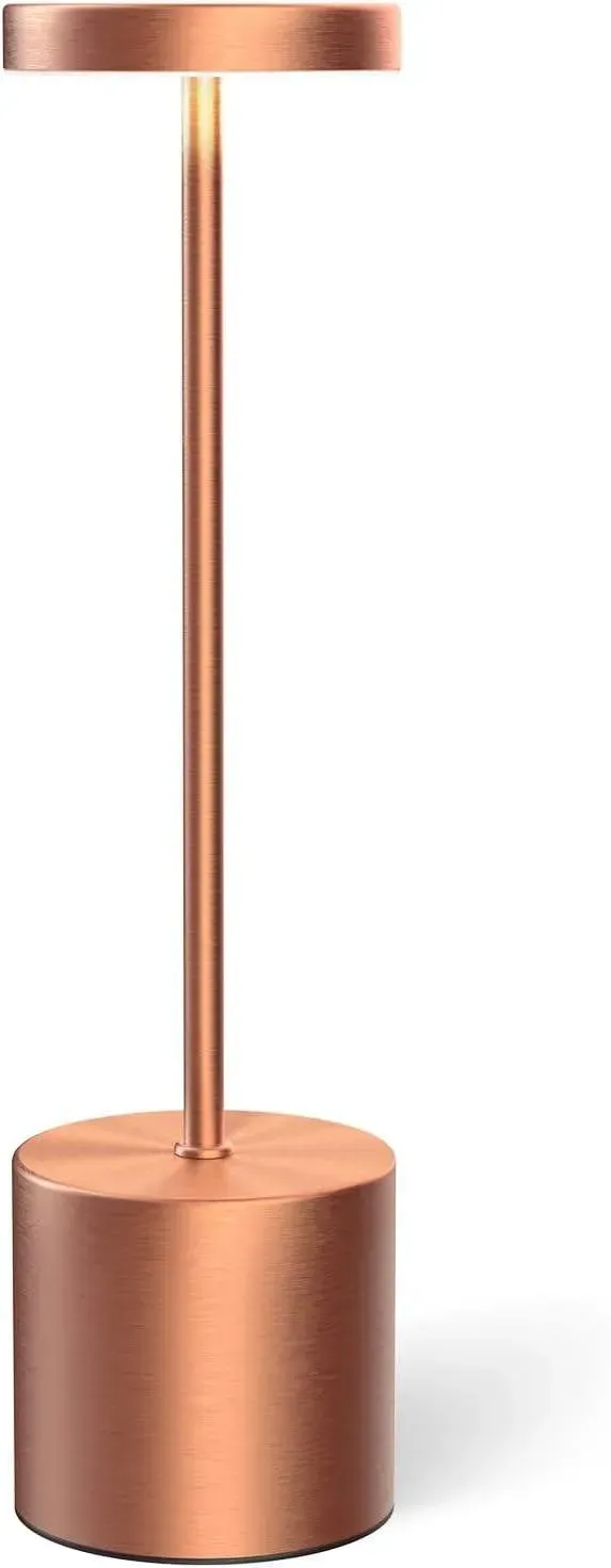 NEW Design Cordless Led Table Lamp Modern Wireless Rechargeable Touch Dimming Portable Restaurant Lights Luxury Desk Table Lamps