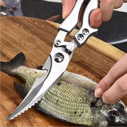 Multifunctional Stainless Steel Kitchen Scissors Strong Chicken Bone Killer Scissoring Fish Food Celebrous Home Use Product