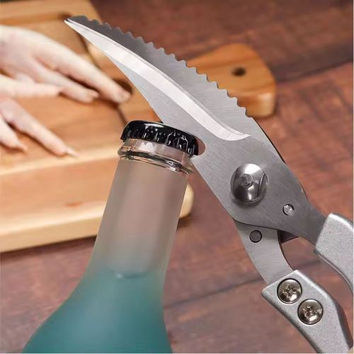 Multifunctional Stainless Steel Kitchen Scissors Strong Chicken Bone Killer Scissoring Fish Food Celebrous Home Use Product
