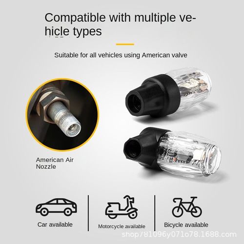 🔥Hot Wheels Plastic Breathing Flash Lamp Tire Valve for Cars Bicycles Motorcycles Top Accessory