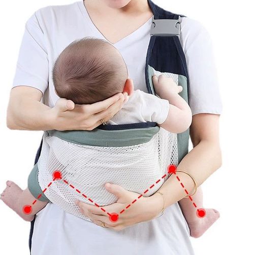 Hands Free One Thick Shoulder Straps Front Hold Newborn Infants Backpack Carrier Hip Wrap Baby Sling Carrier