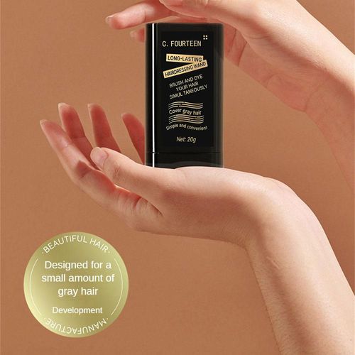 50% OFF Natural Strong Covering Organic Long Lasting Temporary Unisex Black Hair Color Dye Stick