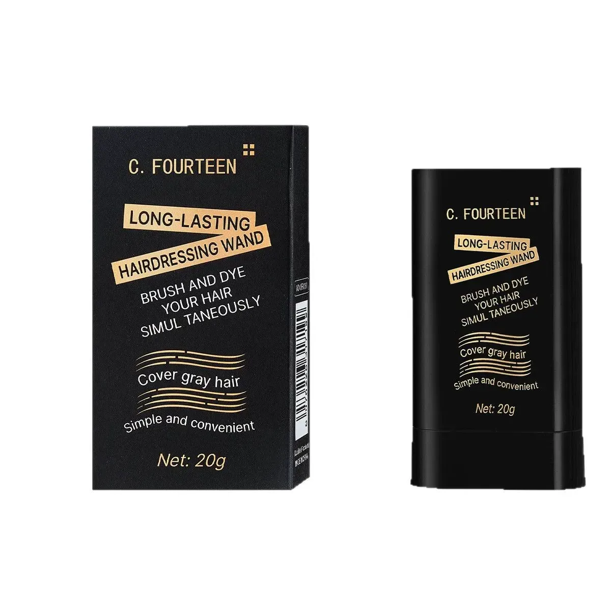 50% OFF Natural Strong Covering Organic Long Lasting Temporary Unisex Black Hair Color Dye Stick