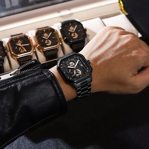 Swiss Men's Watch Waterproof Luminous Calendar Quartz Watch