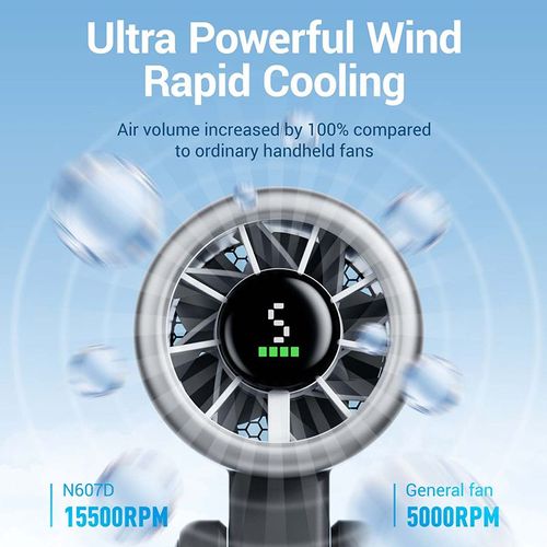Super Power Portable Cooling Handheld Turbo Portable Folding Personal Fan