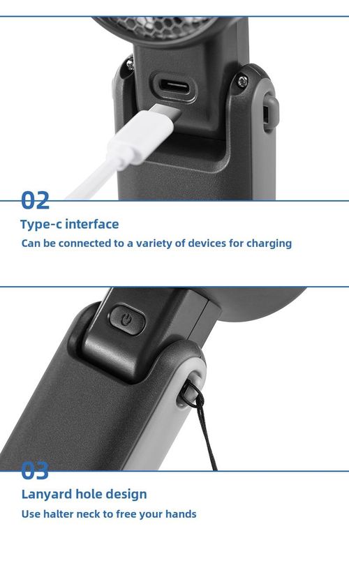 Super Power Portable Cooling Handheld Turbo Portable Folding Personal Fan