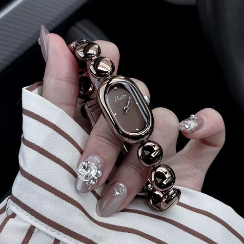 High-End Exquisite Ladies' Watch Retro Romantic Trendy New Style Stainless Steel Individualistic Fashion Chain & Link Bracelets