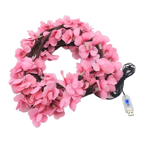 LED Rattan Wall Lamp Vine Flower LED Branch Light Rattan Light Cherry Blossom Ambience Interior Decorative Christmas