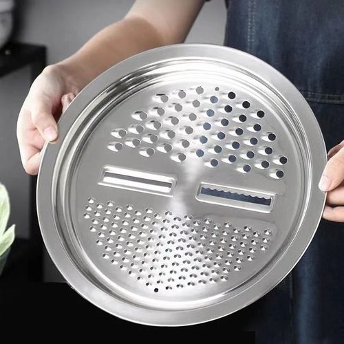 Multifunctional Food Chopper Kitchen Vegetable Slicer Dicer Cutter With Stainless Steel Grater Drain Basin Set
