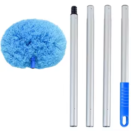 Ring Shaped Fan Blade Cleaning Duster Furniture Ceiling Washable Cleaning Brush Extension Long Pole Microfiber Duster