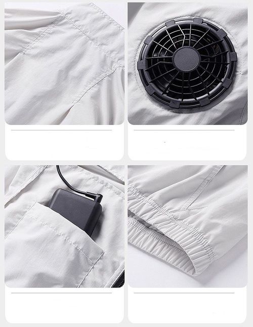 Sporty Thin Cooling Vest for Outdoor Work Fishing Climbing-Stock Air Conditioner Vest for Cooling