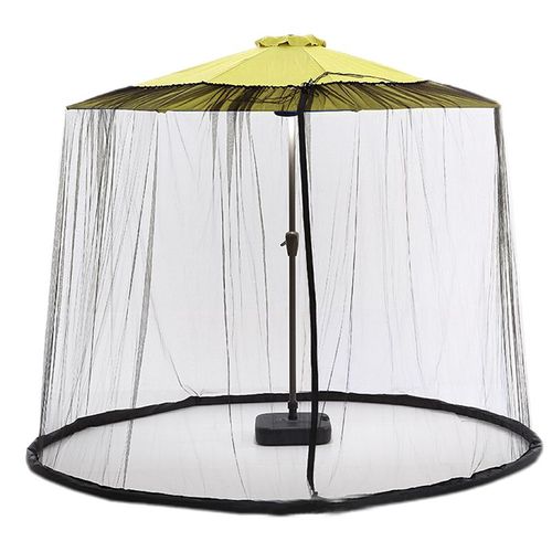 Roman Umbrella Outdoor Patio Anti-mosquito Parasol Net