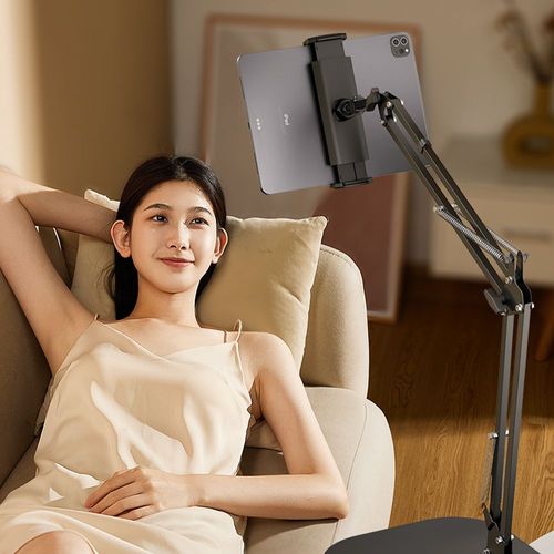 Bedside Desktop Flexible Triple Arms Mobile Phone Stand Angle Adjustable Foldable Rotatable Lazy Stand for Tablet