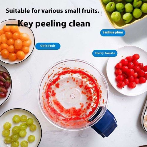 Hot Sale Small Household Kitchen Appliances Electric Fruit Peeler Grape Peeling Machine Small Automatic Plum Peeling Machine