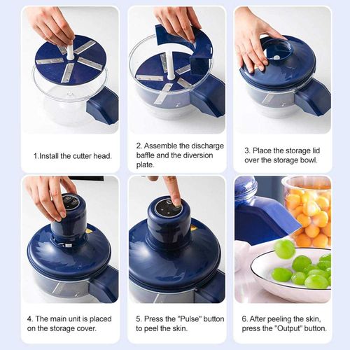 Hot Sale Small Household Kitchen Appliances Electric Fruit Peeler Grape Peeling Machine Small Automatic Plum Peeling Machine