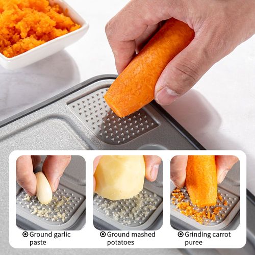 4 in 1 New Plastic Cutting Board Thawing Plate and Chopping Board Defrosting Board Thawing Tray for Frozen Meat Food