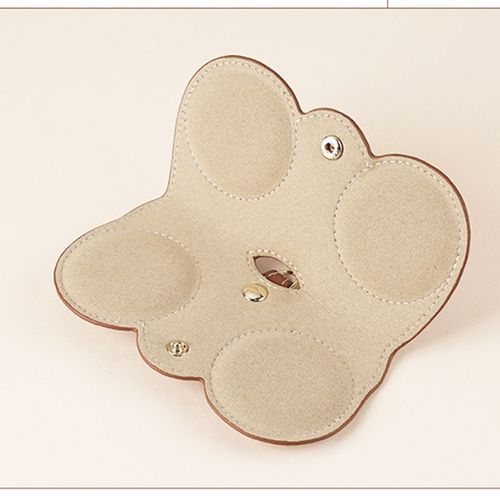 Portable Retro Handmade PU Leather Glasses Bag with Lanyard Hanging Sunglasses Case Simple Glasses Storage Box Sunglasses Case