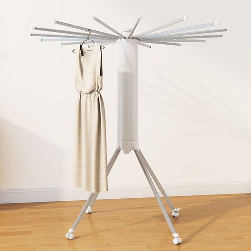 Floor Standing High Quality Fashion Space Saving Free Installed Tripod Octopus Rotating Folding Drying Clothes Racks