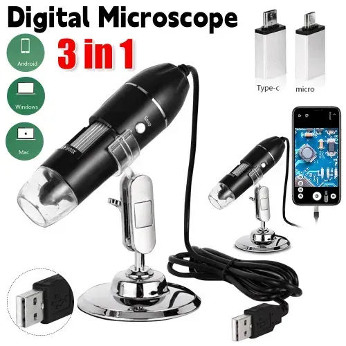 1600X Digital Microscope Camera Electronic Magnification Endoscope