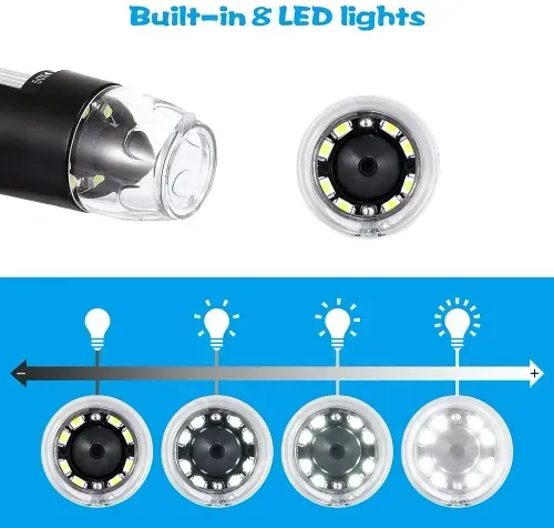 1600X Digital Microscope Camera Electronic Magnification Endoscope