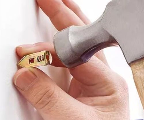 Self-Drilling Drywall Anchors with Screws Hollow Wall Anchor Screws Kit No Drill or Holes in Wall for Gypsum Board