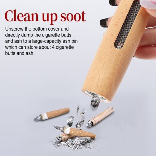 Portable ashtray for both car and home use.