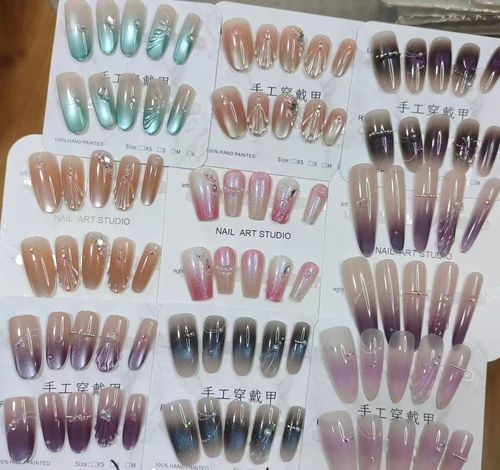 The new handcrafted, custom-made press-on nails are reusable, offering a high-end, luxurious feel.