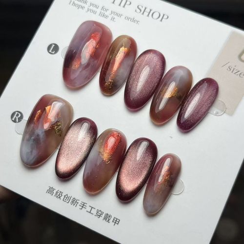 The new handcrafted, custom-made press-on nails are reusable, offering a high-end, luxurious feel.