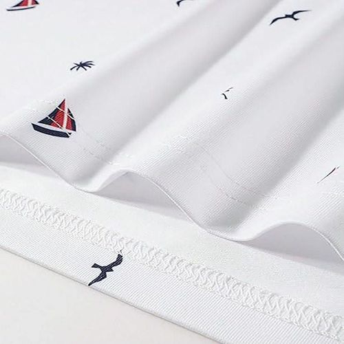 Men's 100% polyester breathable short-sleeved golf shirt, casual slim fit summer top.