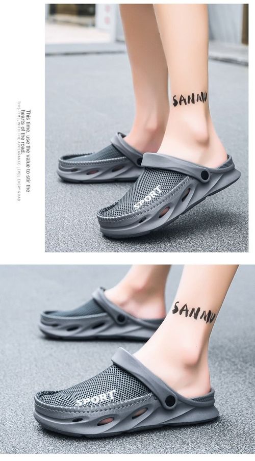 Men's casual sandals, versatile beach shoes.