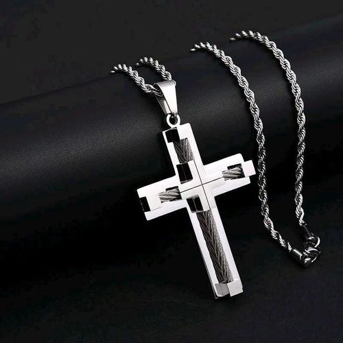 High Quality Men's Vintage Cross Pendant Necklace