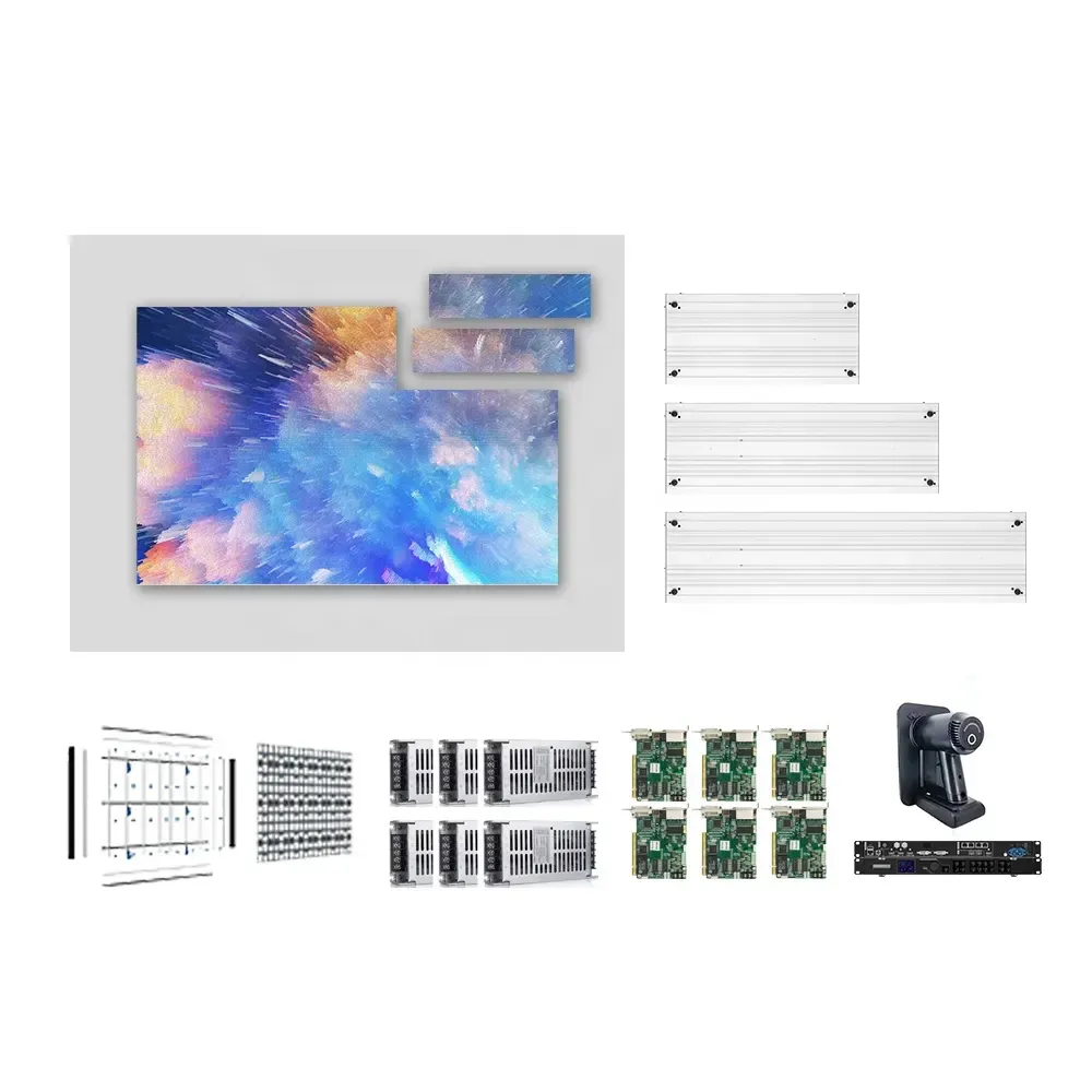 Large Led Screen Led Video Wall P1.5 P1.9 P2.6 P2.9 P3.91 COB Led Display Indoor Led Screen for Showing Room Led Display