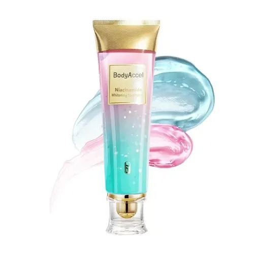 Ilumine seu sorriso em 7 dias ✨ Creme dental clareador com niacinamida - Diga adeus às manchas e aos dentes amarelados, sorria com confiança!