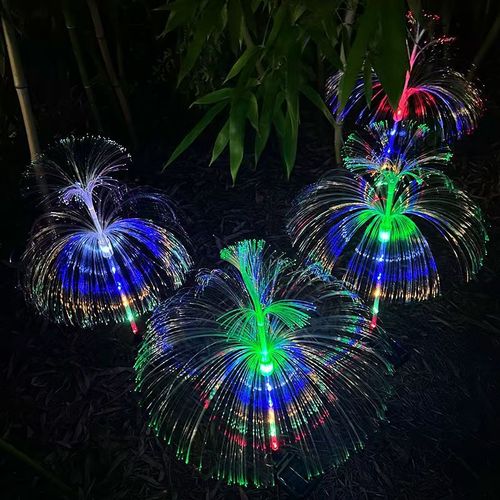 🌈🐙 Lâmpada Solar LED Medusa Colorida — Carrega de Dia, Ilumina à Noite