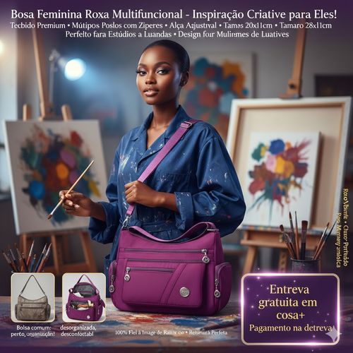 🎀Lançamento 2026 | 💖Estoque Limitado⏳ Bolsa Feminina Nylon Multi-Zíper – Leve & Espaçosa | Ombro & Crossbody 👜