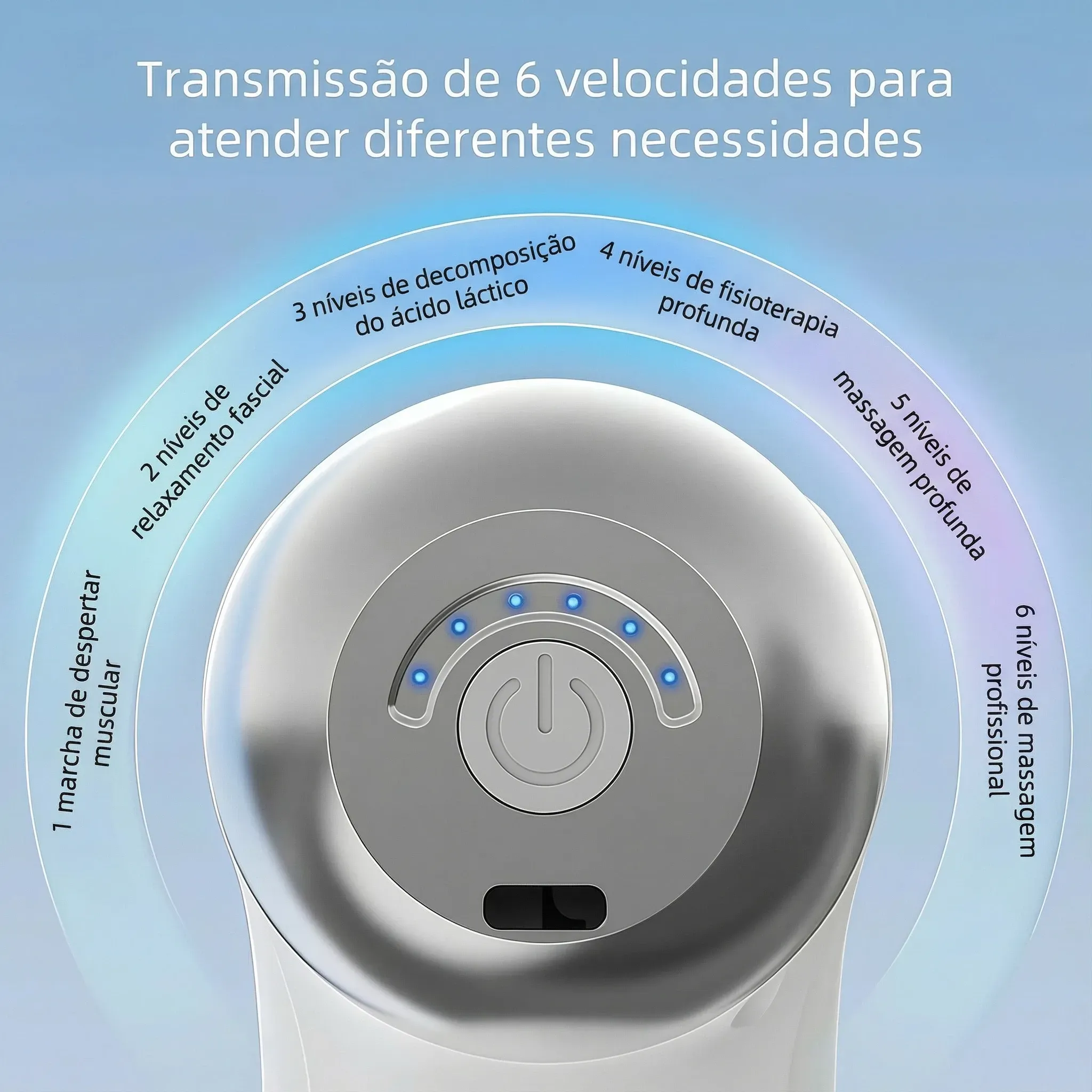 💥 Dor Muscular Nunca Mais | Pistola de Massagem com 9 Cabeças – Diferentes Modos para Todo o Corpo 💪🔥