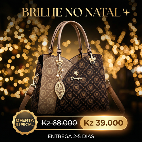 🔥 Lançamento 2025 | Bolsa de Luxo Feminina | Elegância Estampada | Bolsa de Ombro & Crossbody Fashion | Design Exclusivo | Alta Qualidade | Perfeita para Presentes | Moda Feminina Angola | Bolsa Estilosa e Versátil | Tendência 2025 | Estoque Limitado | Entrega em Luanda