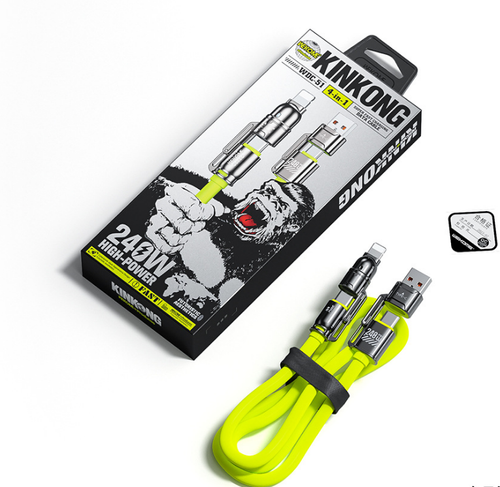 Linha cabo carregamento multifuncional para recarregar