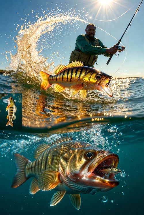 🔥🎣 Isca VIB Tigre Dourado 10g — 5 Iscas + 1 Caixa GRÁTIS + 10 Pinos Nº1 🐟⚡